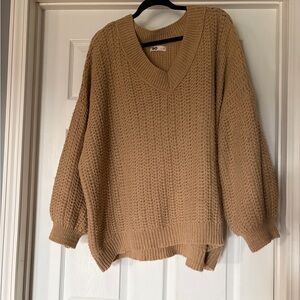 Women's V-Neck Sweater plus size